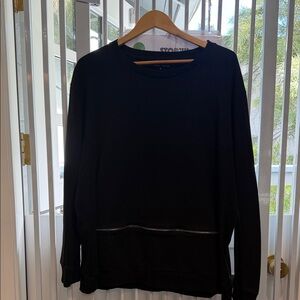 Universal Standard Classic Black Crewneck Sweatshirt